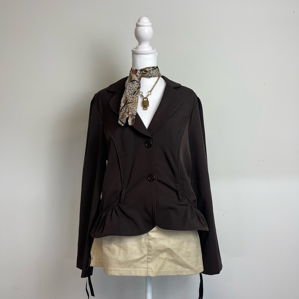 Elegant Brown Women's Jacket